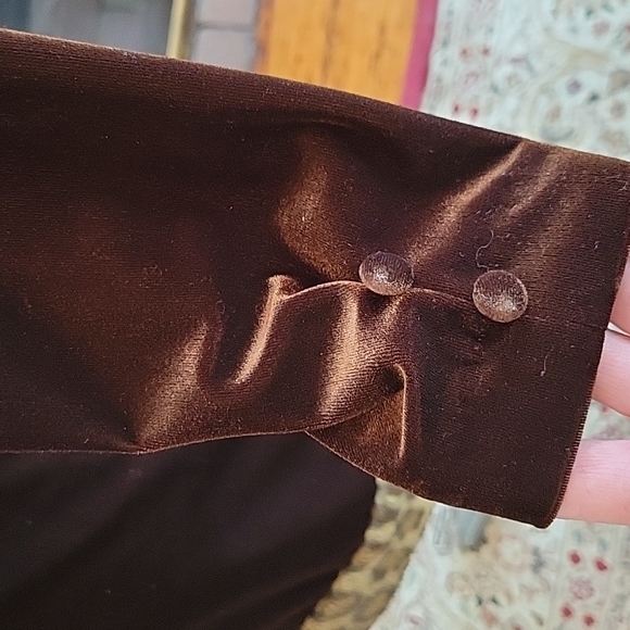 Vintage Xanadu Velvet Dress - Picture 5 of 8